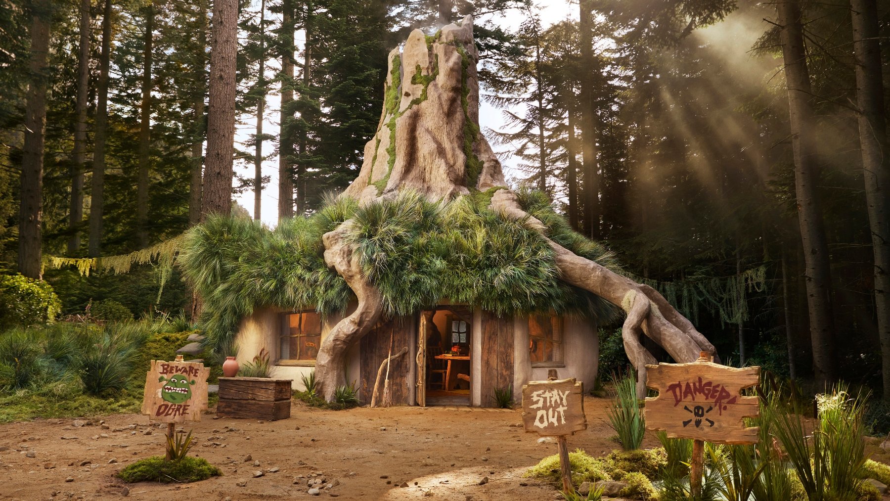 Dormir en la ciénaga de Shrek ya es posible gracias a Airbnb