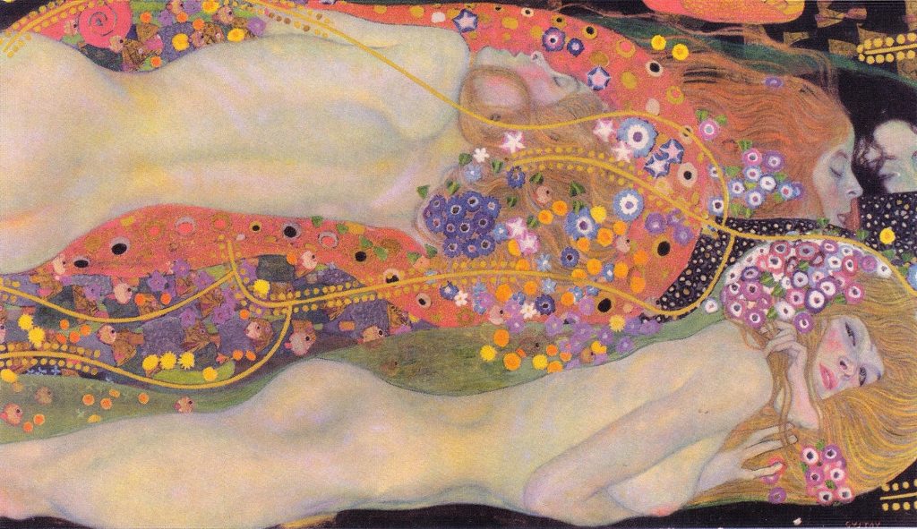 Wasserschlangen II de Gustav Klimt