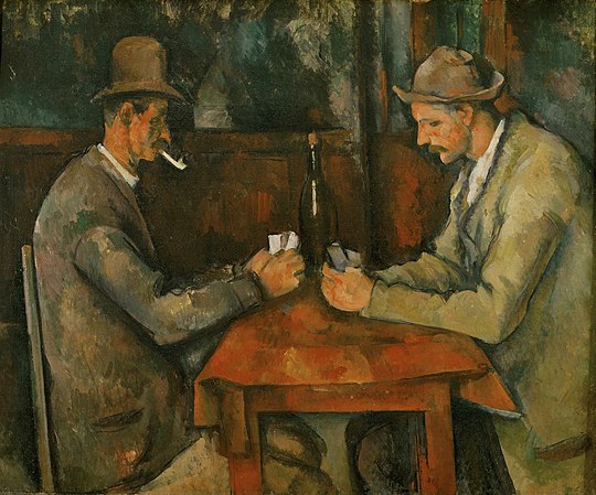 Cuadro Los jugadores de cartas de Paul Cézanne