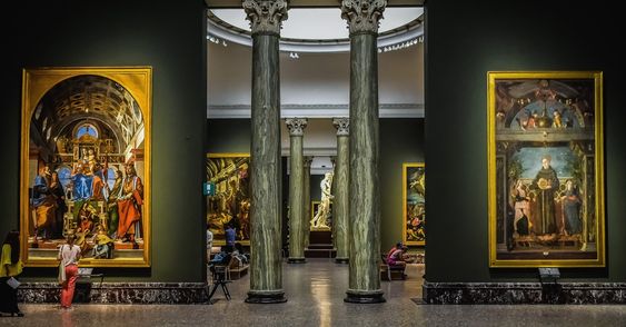 Pinacoteca di Brera, barrio de Brera Milán