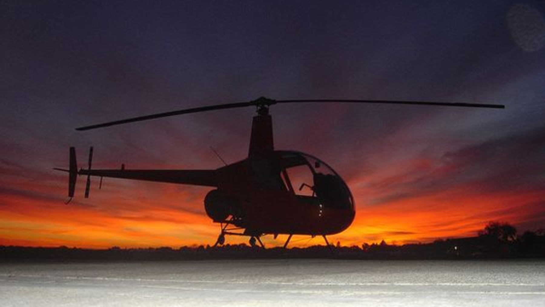 Helicóptero paisaje