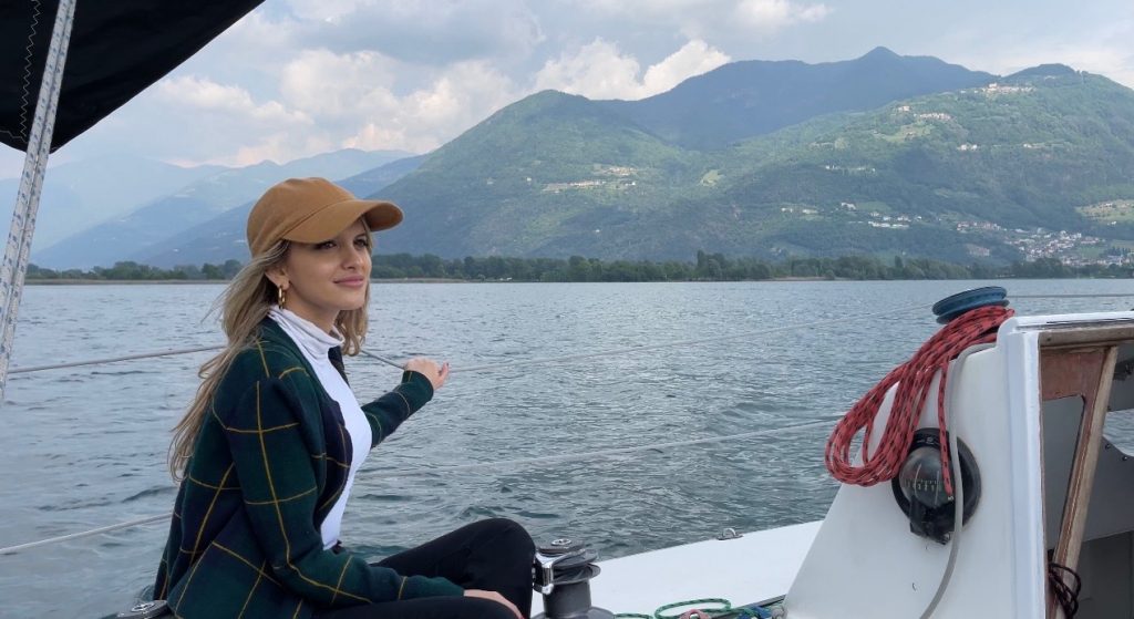 Navegando por el Lago de iseo en Lóvere