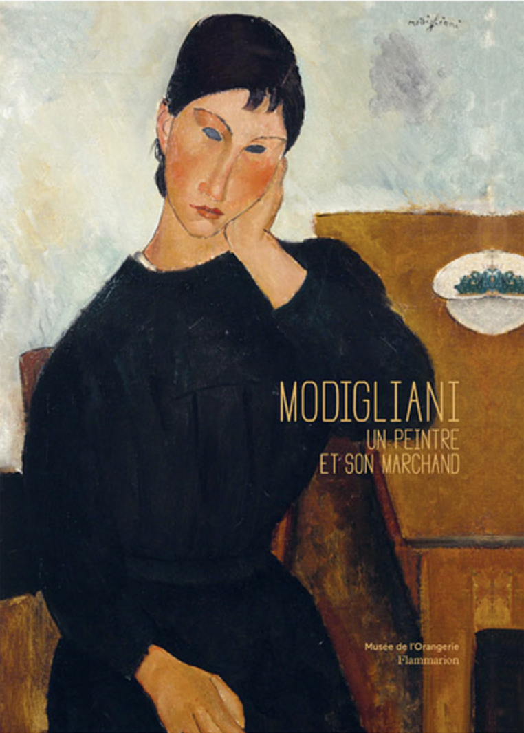 Cartel de Modigliani en el Museo de La Orangerie