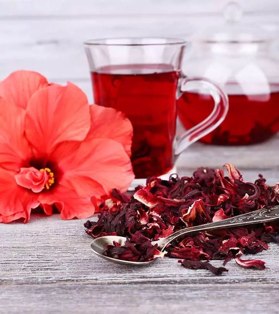 infusión adelgazar, té, hibisco