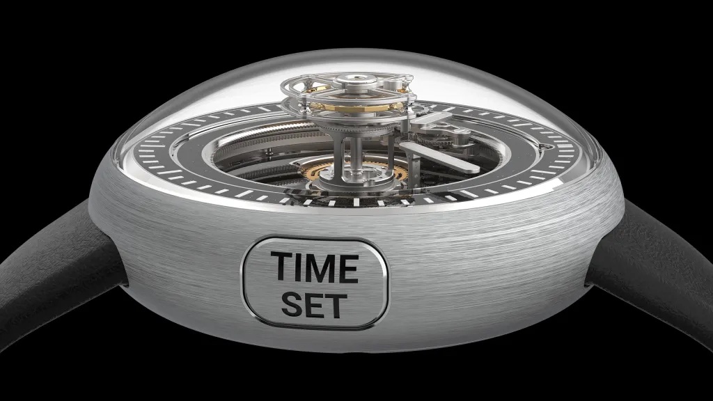 Esfera redonda reloj meteorito Kross