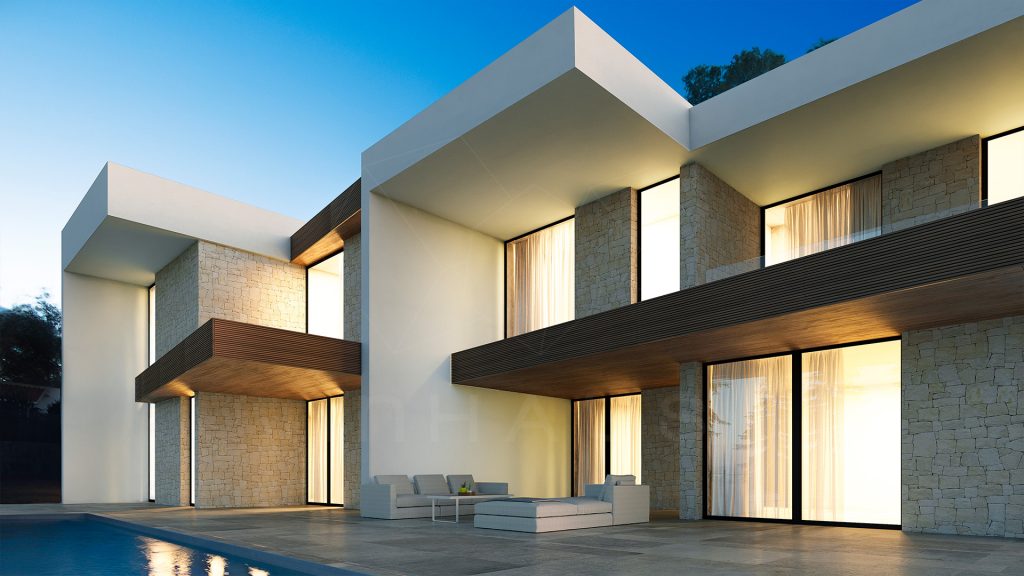 Lateral casa prefabricada InHaus