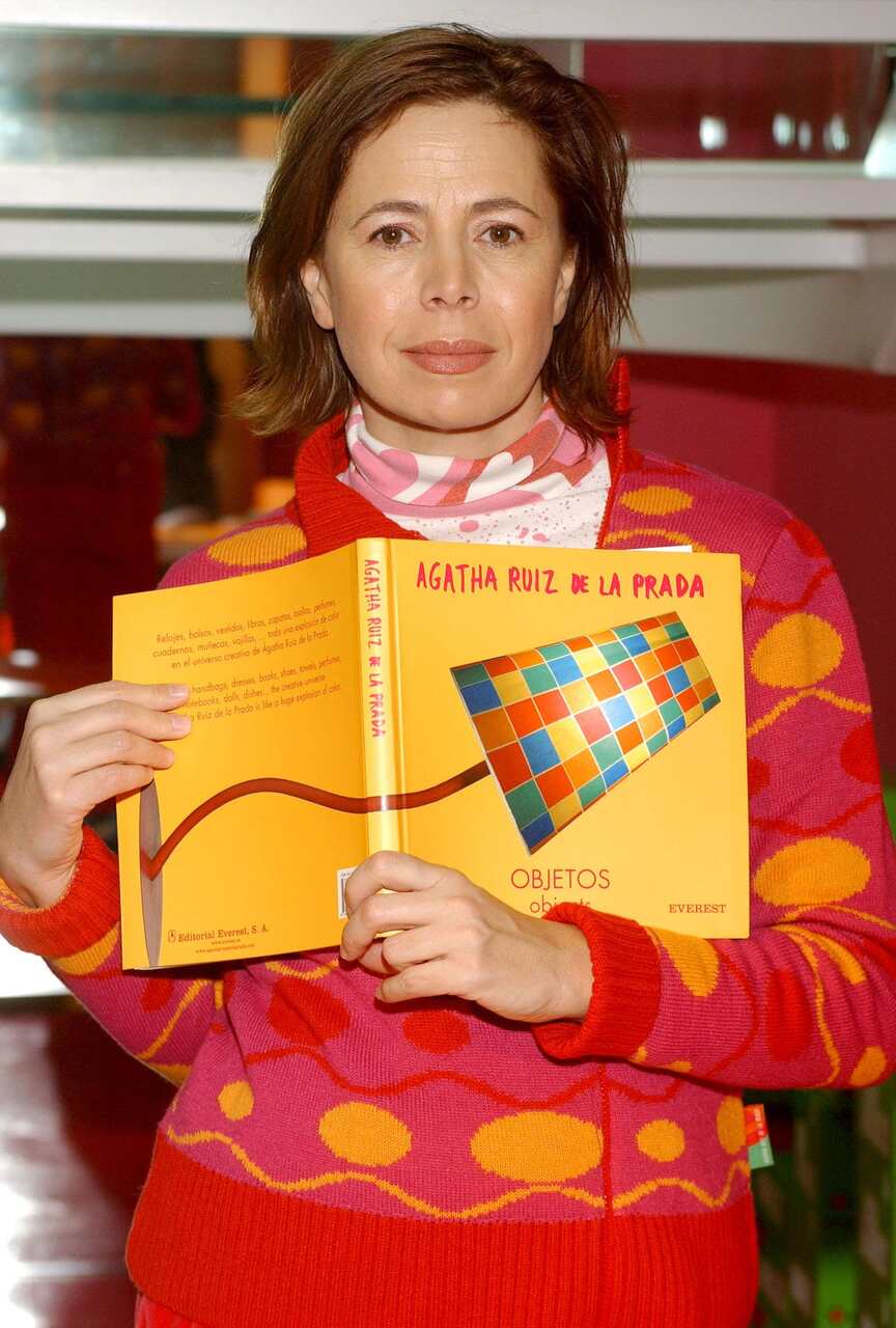Ático colorido, Ático en Madrid, Ágatha Ruiz con su libro