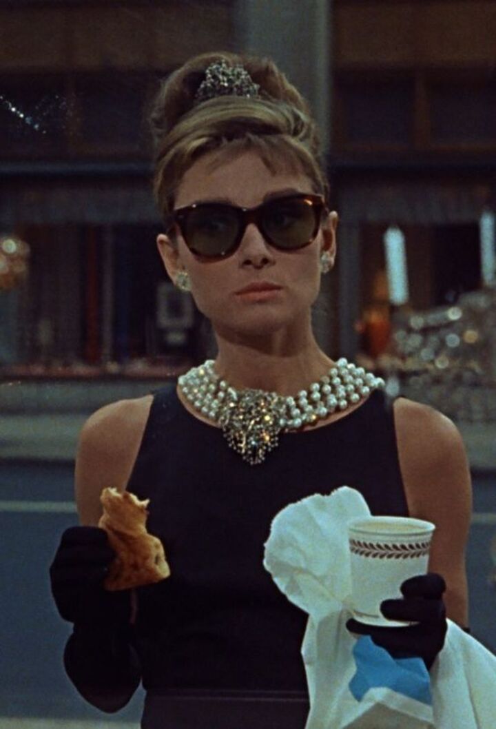 Audrey Hepburn con diamante amarillo