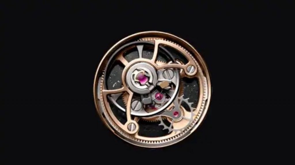 Detalle esqueleto reloj cosmopolis