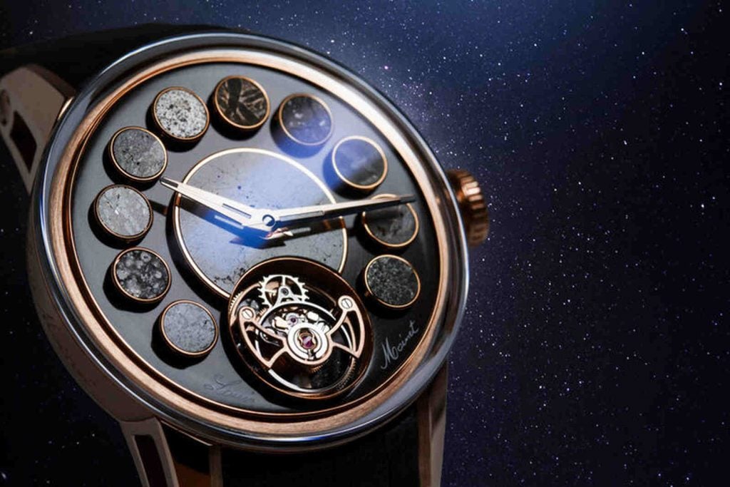 Detalle reloj cosmopolis