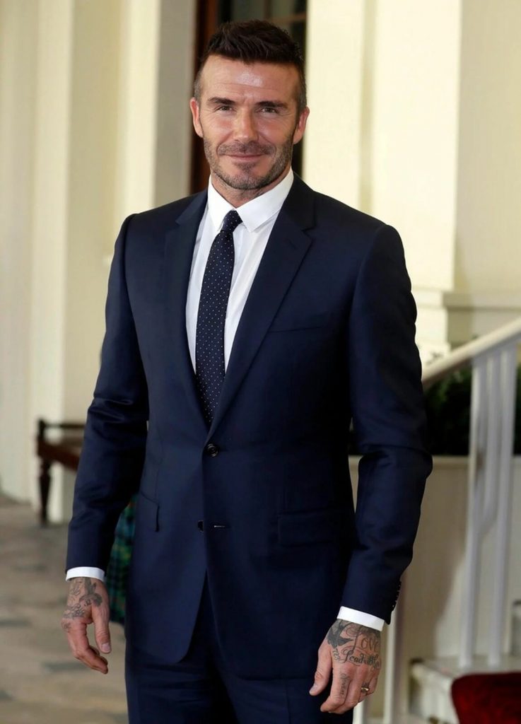 David Beckham traje