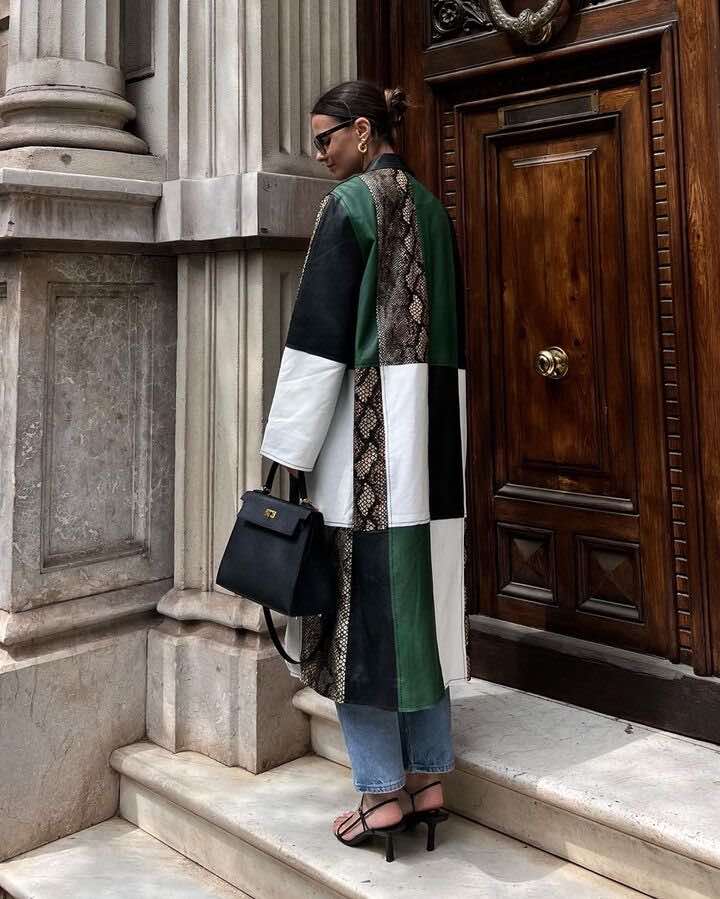 Zinafashionvibe con bolso de Hermès