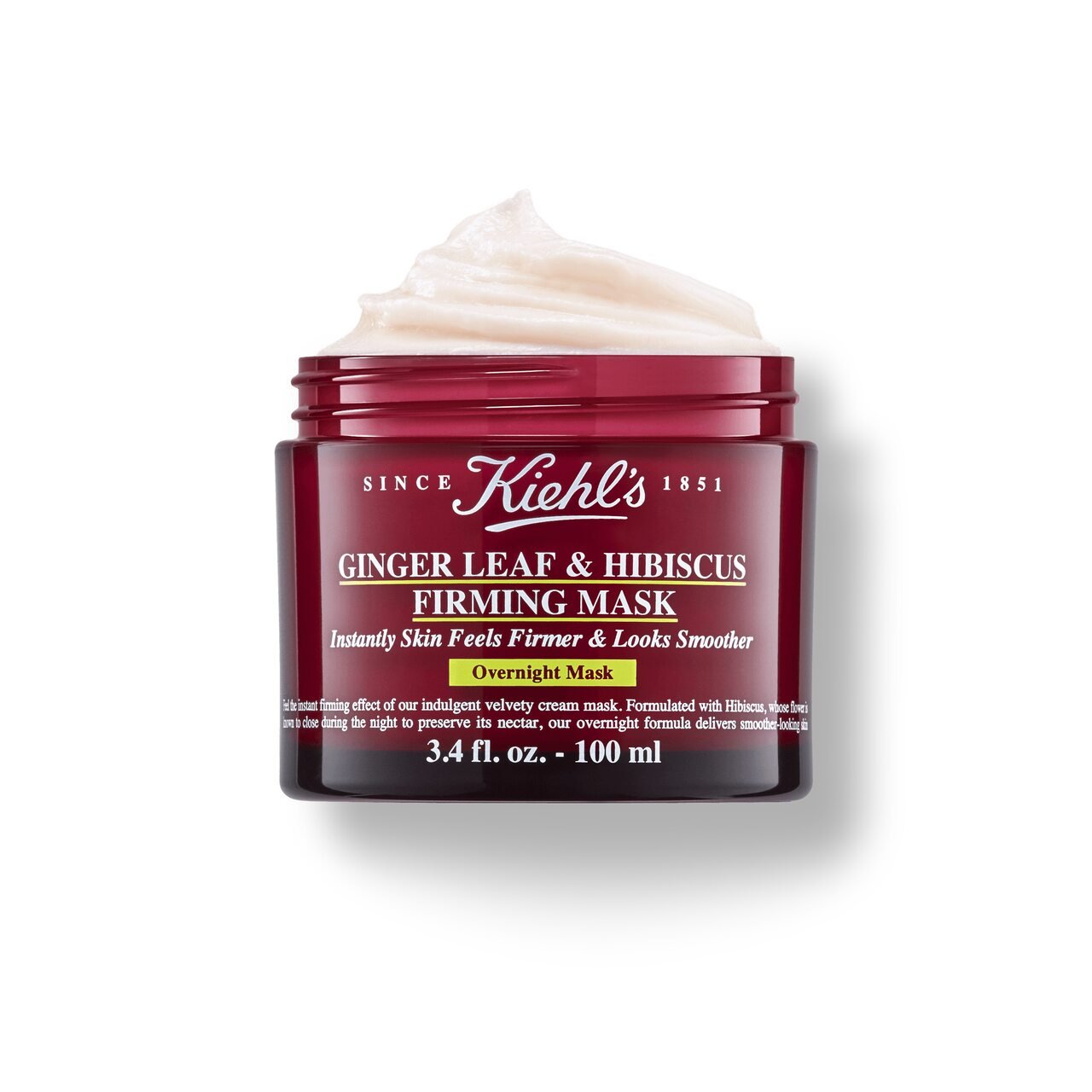 Mascarilla facial reafirmante, Ginger Leaf & Hibiscus Firming Overnight Mask, Kiehl's