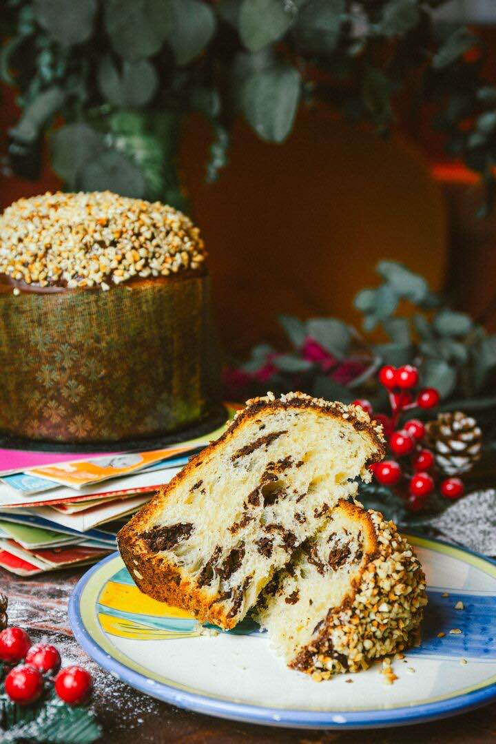 Panetone de chocolate