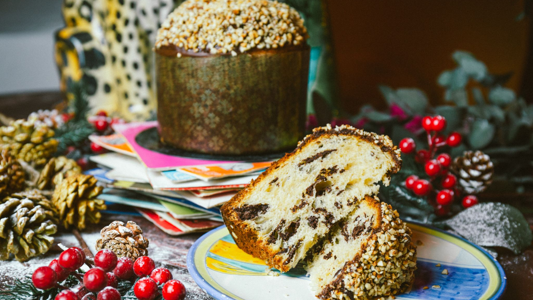 Panetone de chocolate