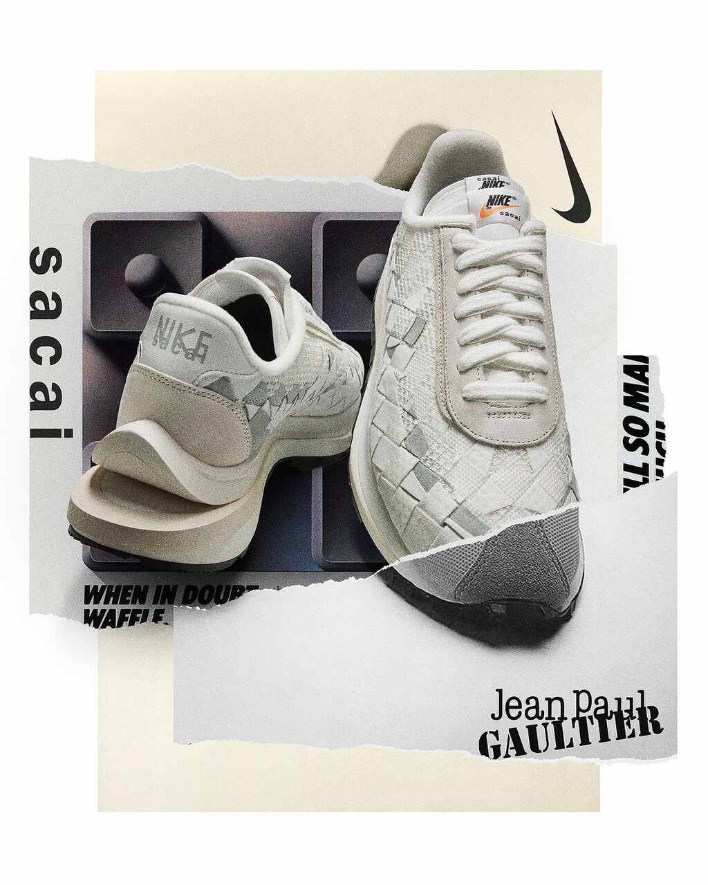 Nike, Sacai y Jean-Paul Gaultier 