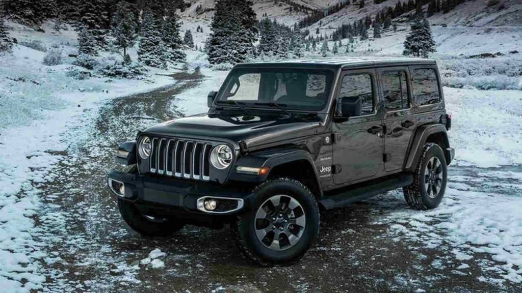 Jeep en nieve