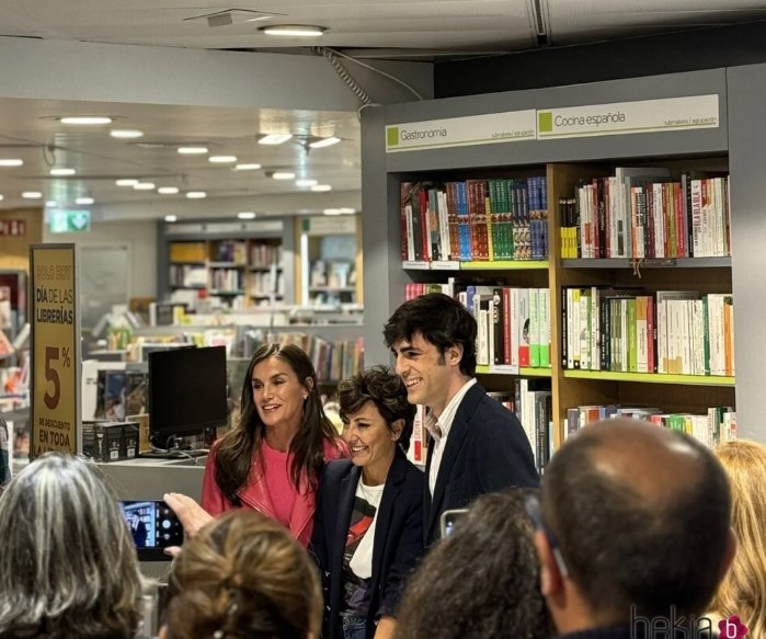 La Reina Letizia con Sonsoles Ónega y Alfonso Goizueta