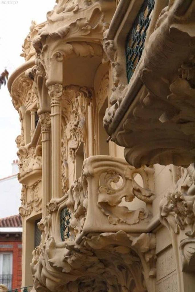 Detalles fachada, Palacio de Longoria