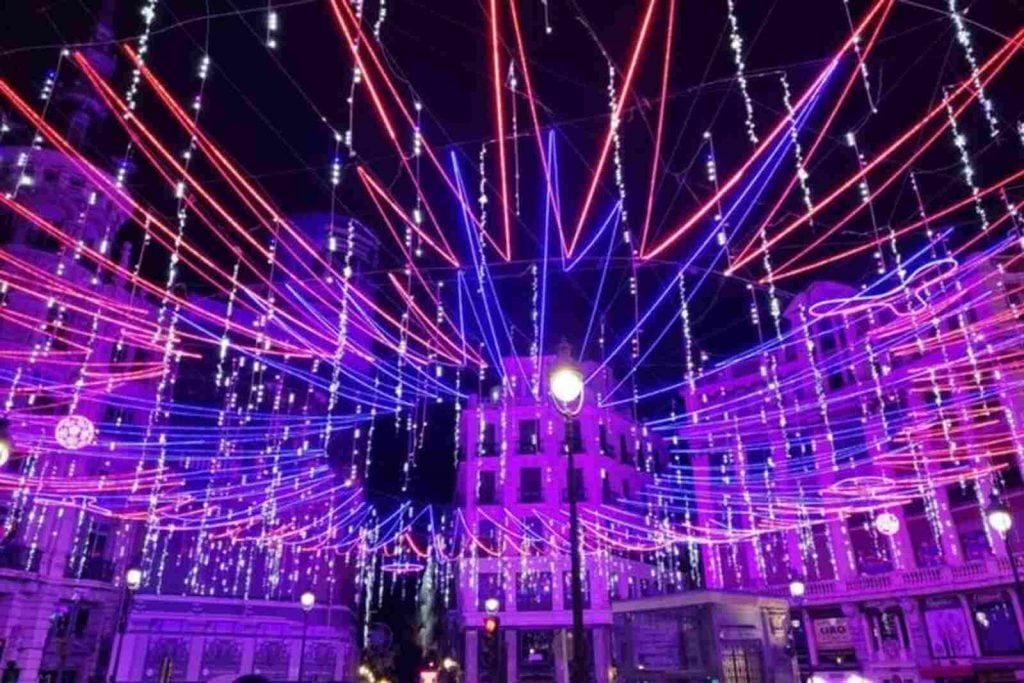 Luces Navidad, Madrid