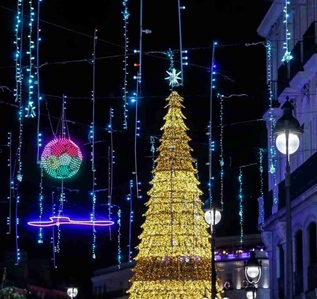 Arbol de Navidad, Madrid