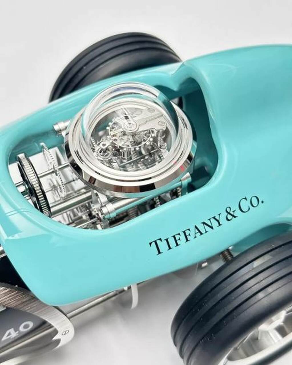 Tiffany's & Co., taxi azul, taxi, NY