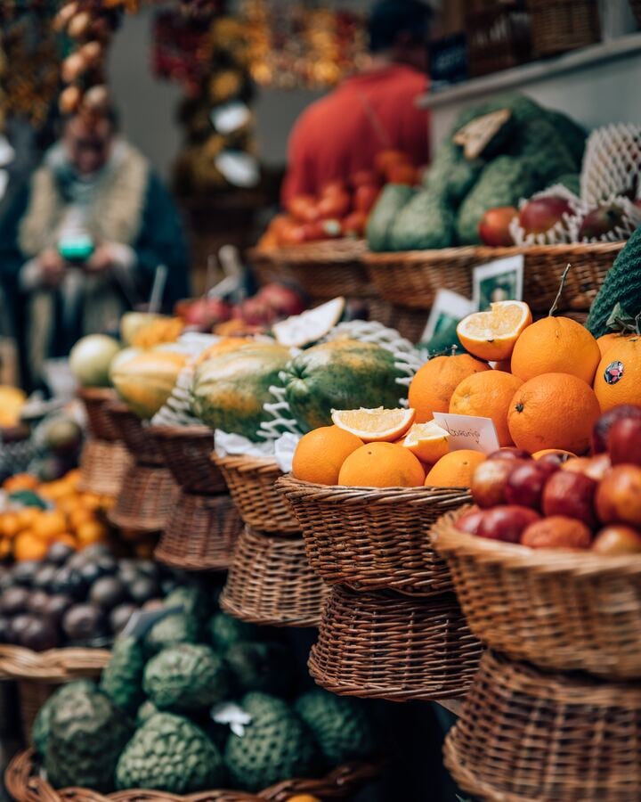 Frutas en Madeira