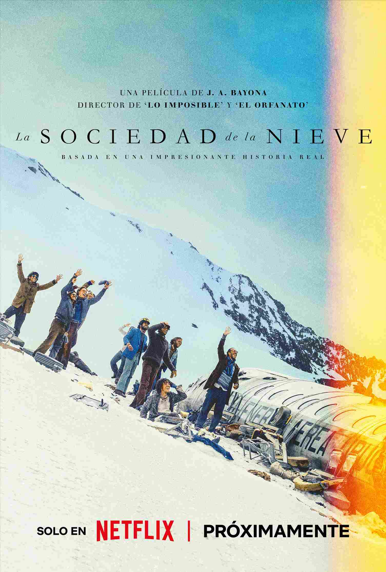 Cartel de 'La sociedad de la nieve'