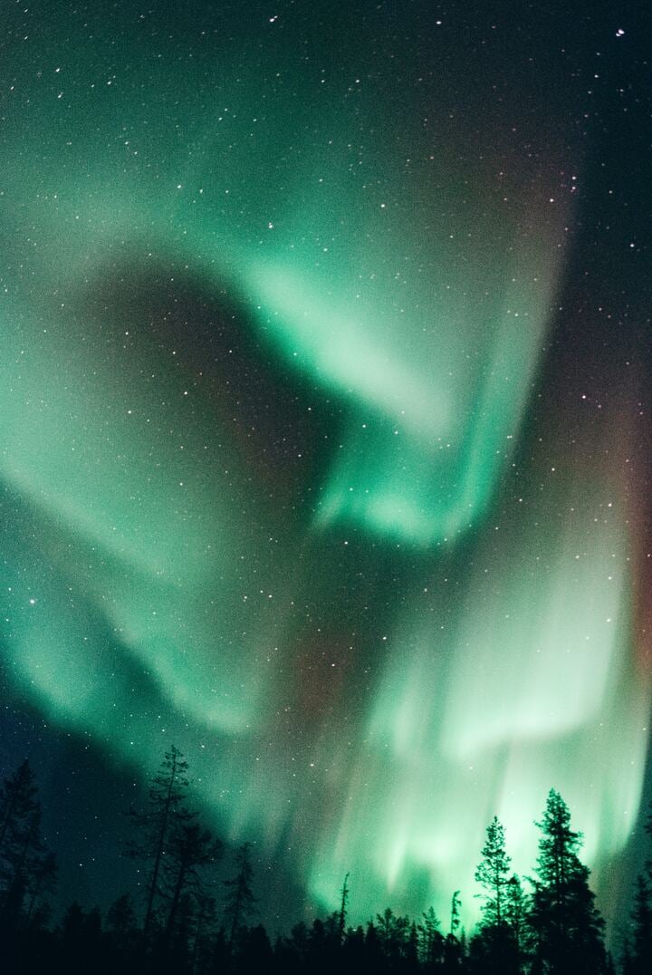 Aurora boreal en Finlandia