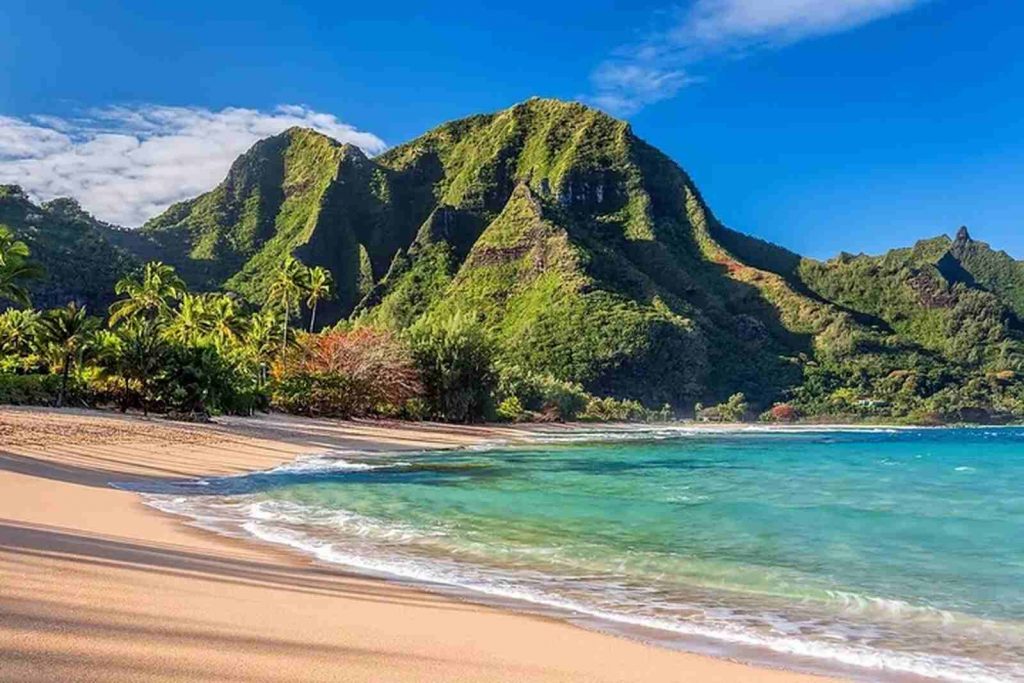 Playa de isla de Kauai