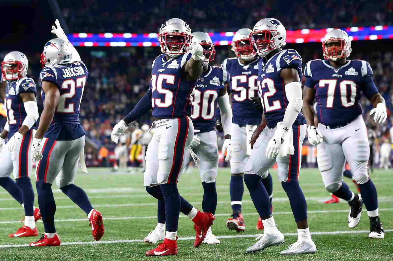 New England Patriots de la Super Bowl