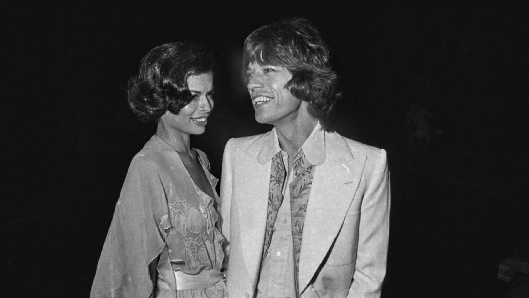 Bianca Jagger y Mick Jagger