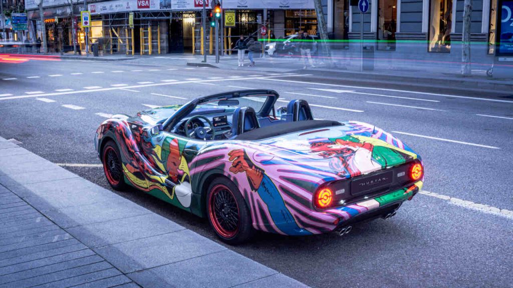 Hurtan, coche, arte pop, subasta de coches