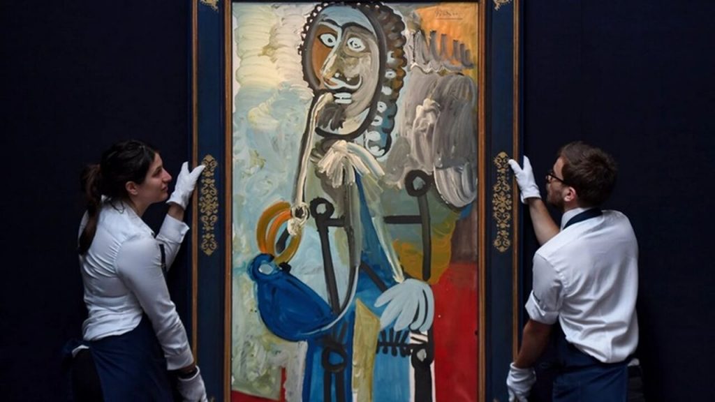 Homme à la pipe, Picasso