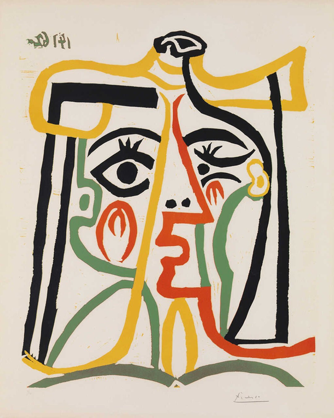 Pintura ‘Tête de femme’ de Picasso