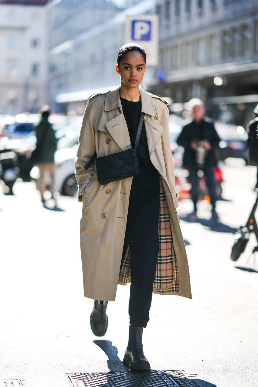 Botas militares, tendencias, trench