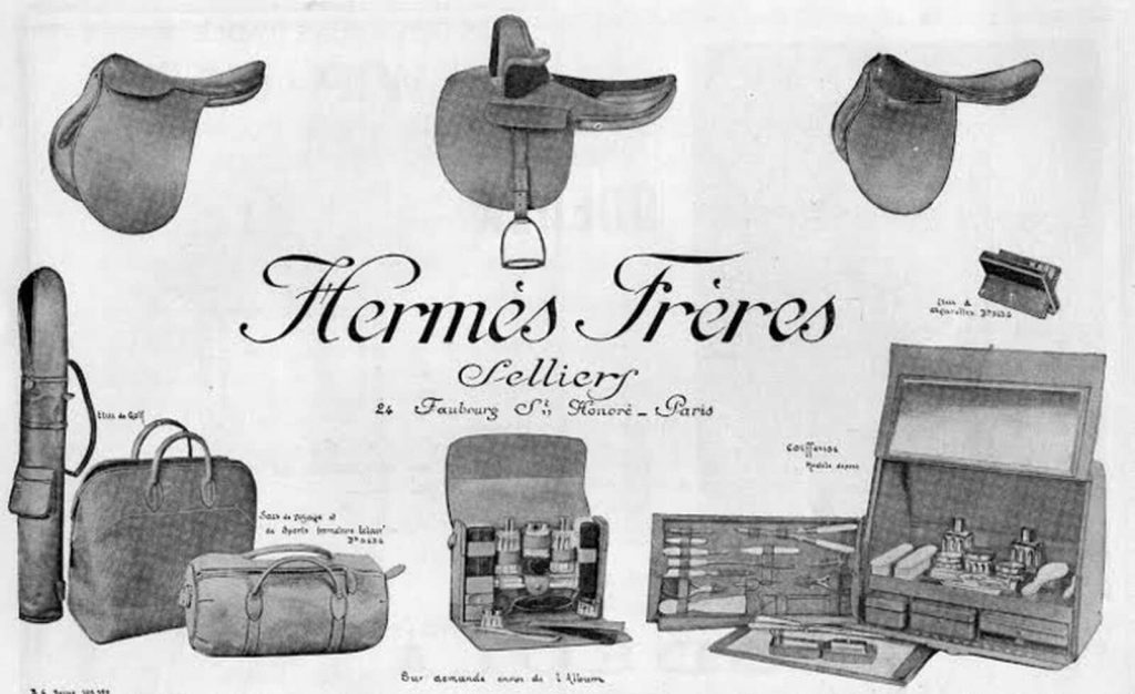 Cartel arneses Hermès