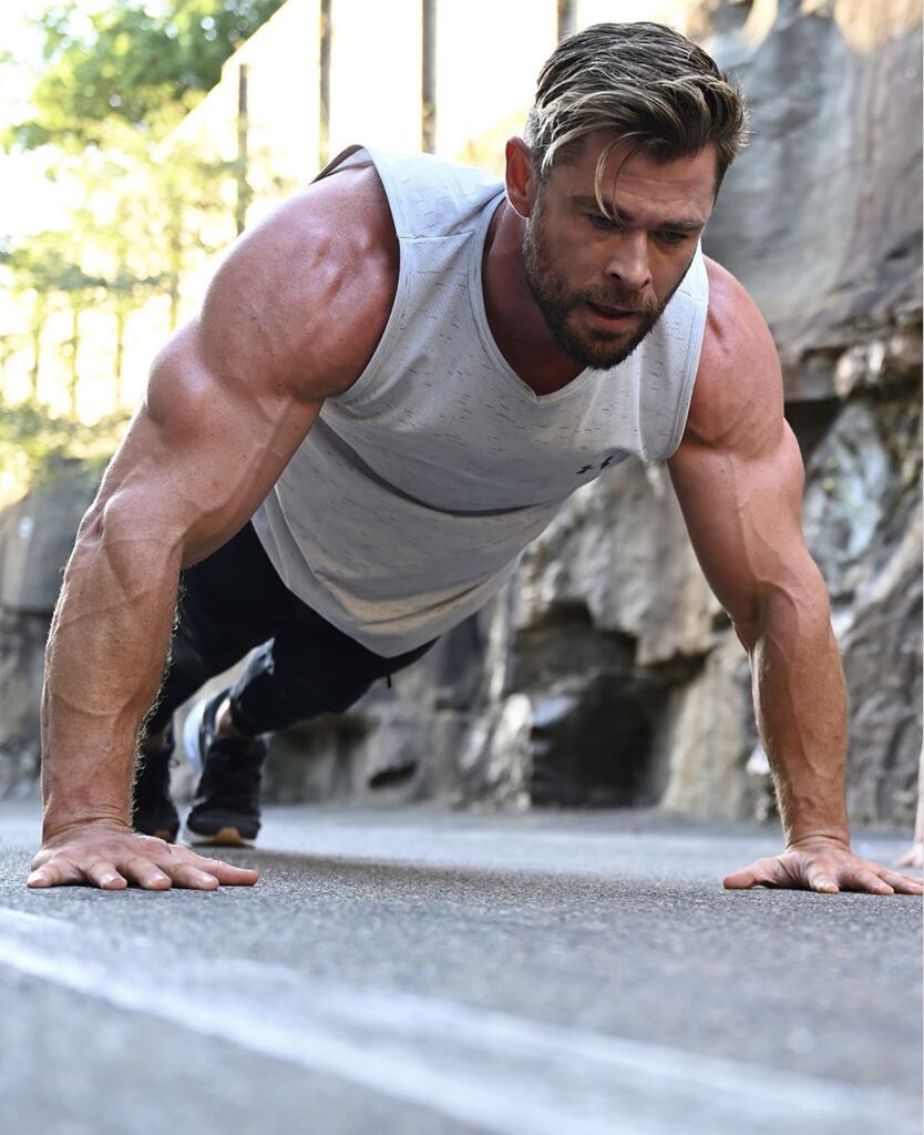 Chris Hemsworth Pilates