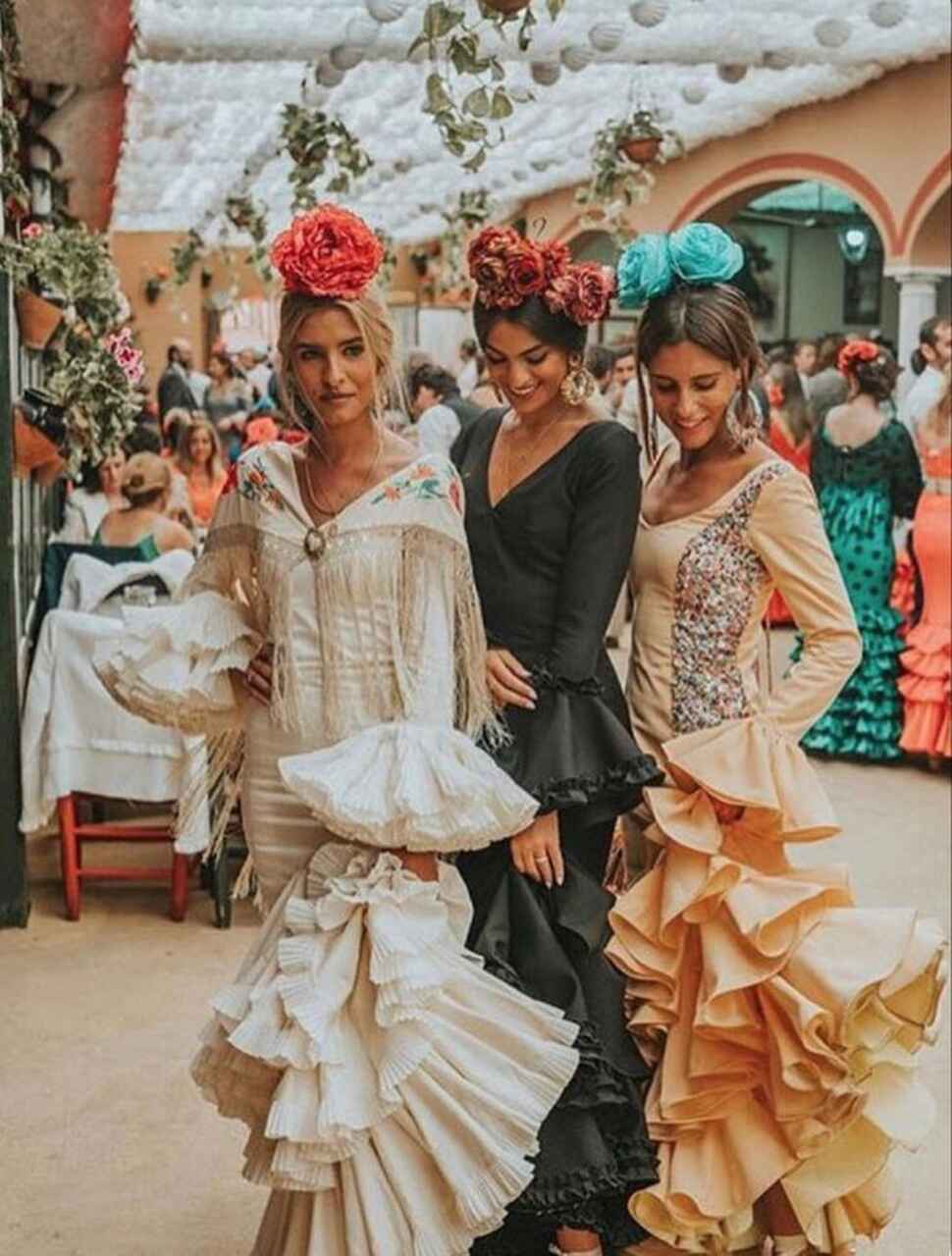 feria de abril trajes de flamenca
