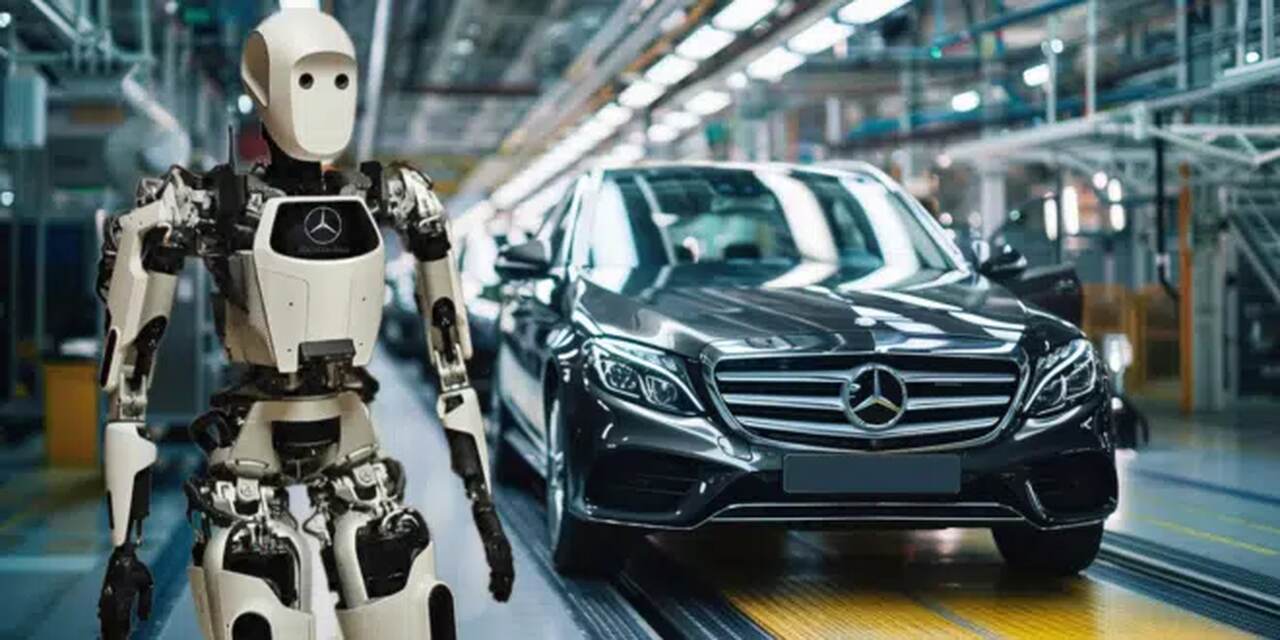 Mercedes Benz, robot, Apptronik