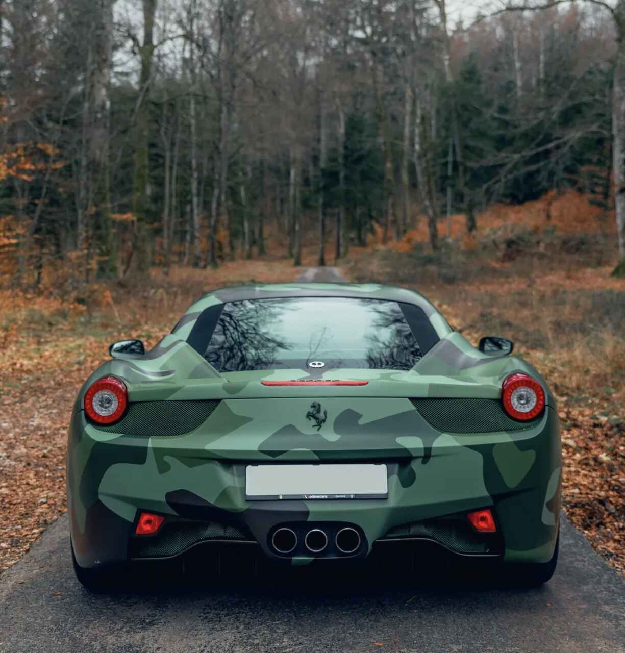 ferrari camuflaje