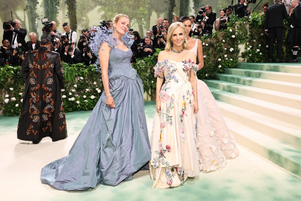 Uma Thurman y Tory Burch MET Gala 2024