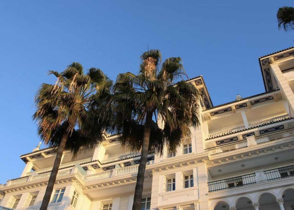 Fachada del Palacio de Miramar, uno de los mejores hoteles de Málaga