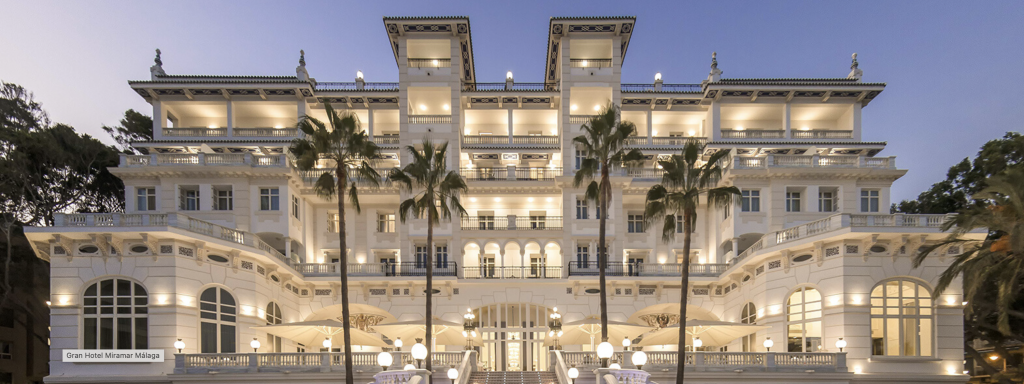 Fachada Gran Hotel Miramar Málaga