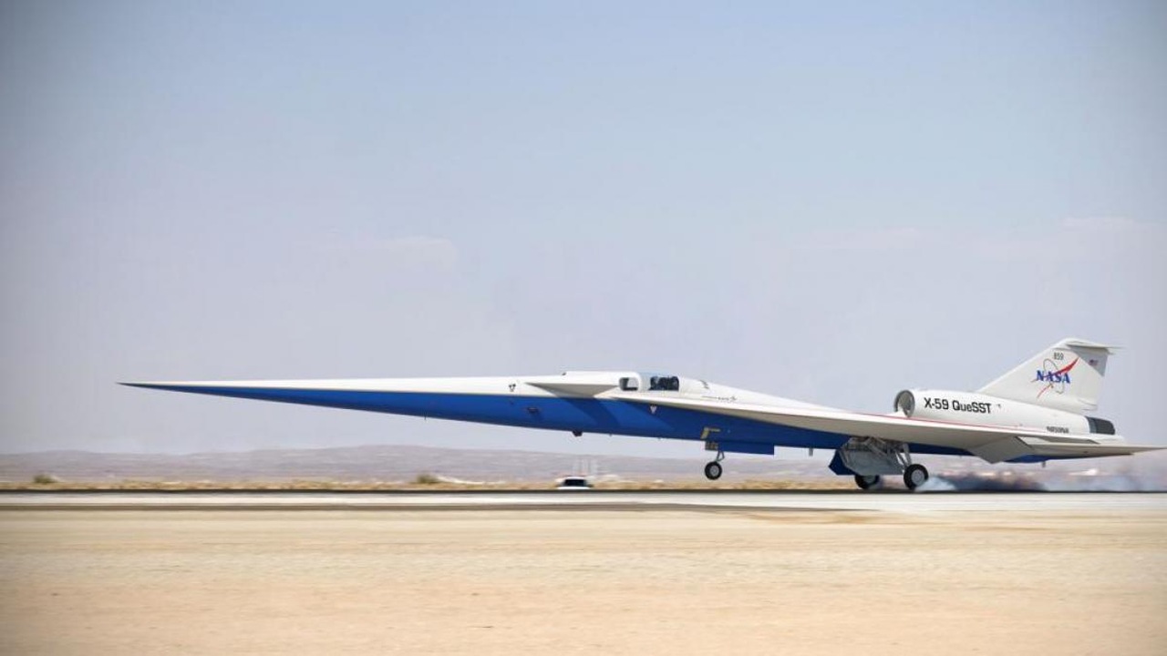 Avión supersónico, x59, NASA