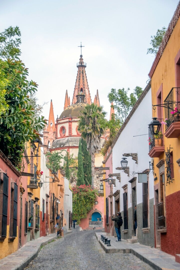 San Miguel de Allende, calle bonita, México