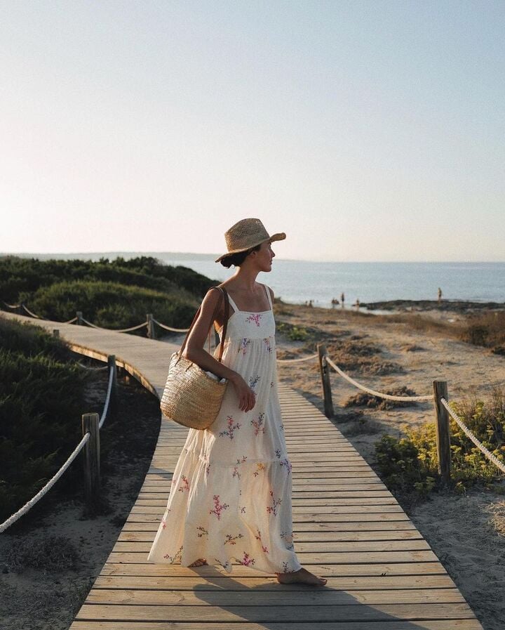 Miren Alós, vestido playa