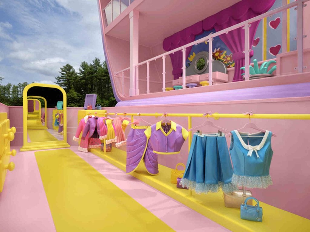 Vestidor de la casa de Polly Pocket