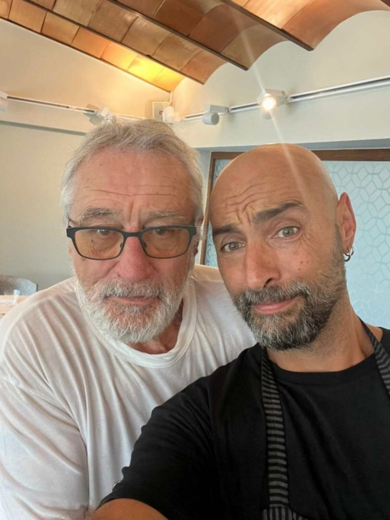 Robert De Niro y Benito Gómez, chef de Bardal