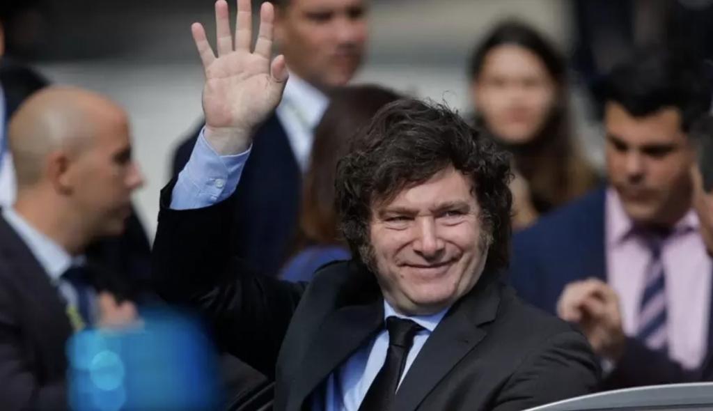 El Presidente de la República Argentina Javier Milei